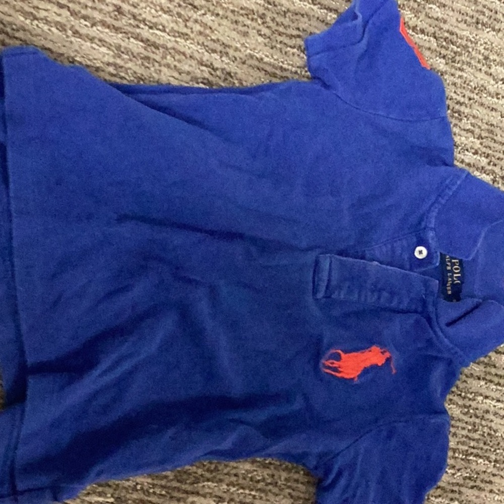 Polo by ralf Lauren blue Short Sleeve Polo Shirt, Size 3